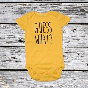 Guess what chicken butt onesie!